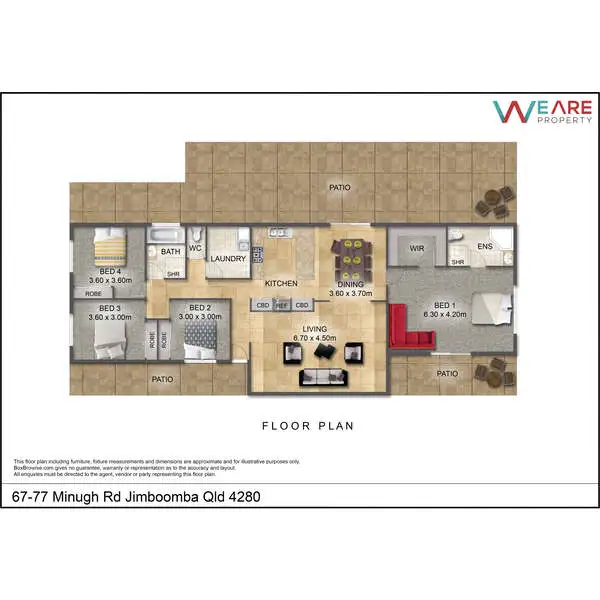 Floorplan of Homely house listing, 67-77 Minugh Road, Jimboomba QLD 4280
