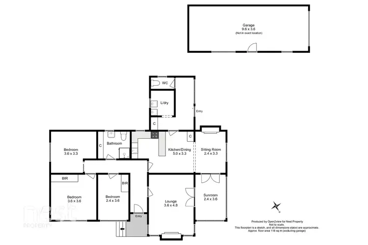 Floorplan of Homely house listing, 2 Crisp Street, Cooee TAS 7320
