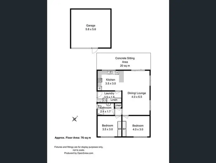 Floorplan of Homely house listing, 6 Kruvale Court, Primrose Sands TAS 7173