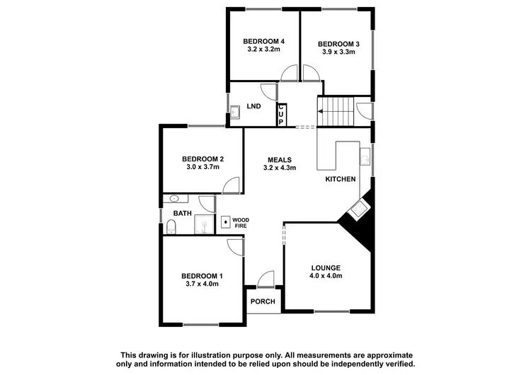 Floorplan of Homely house listing, 1 Wimmera Street, Mount Gambier SA 5290