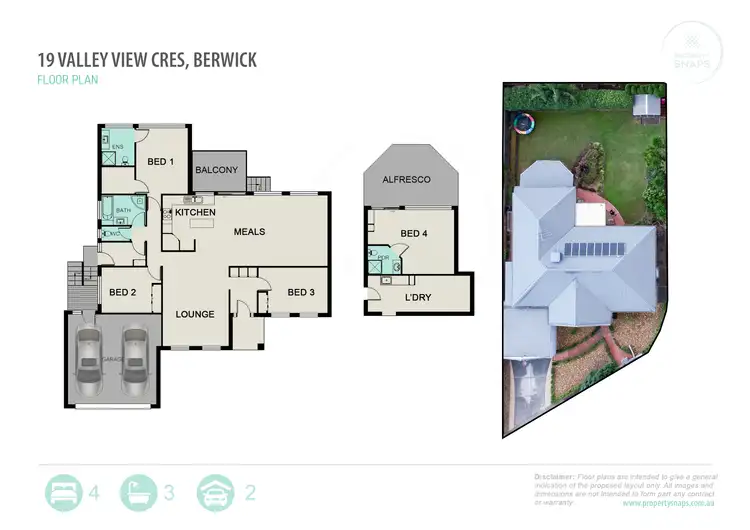 Floorplan of Homely house listing, 19 Valley View Crescent, Berwick VIC 3806