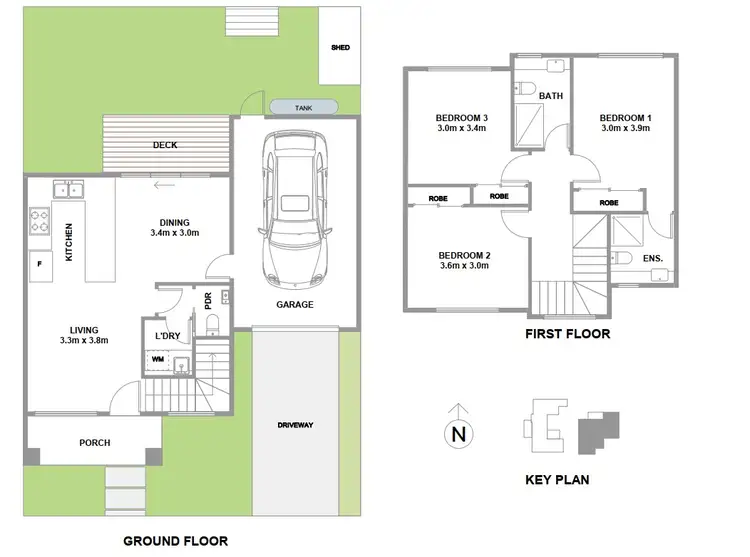 Floorplan of Homely townhouse listing, Address available on request