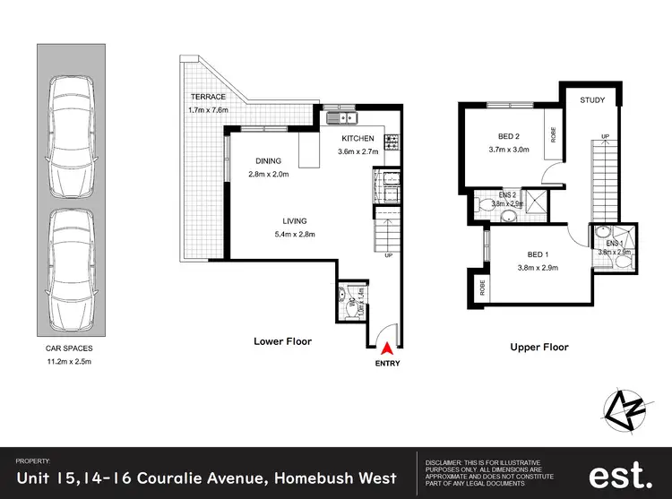 Floorplan of Homely apartment listing, 15/14-16 Courallie Avenue, Homebush West NSW 2140