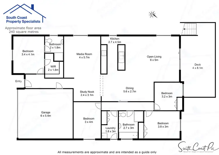 Floorplan of Homely house listing, 6 Mimosa Place, Malua Bay NSW 2536