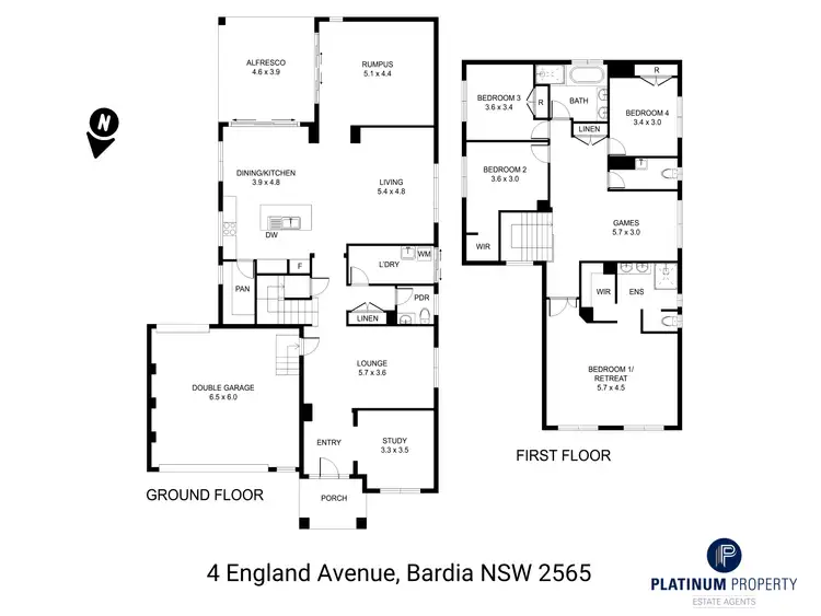 Floorplan of Homely house listing, 4 England Avenue, Bardia NSW 2565