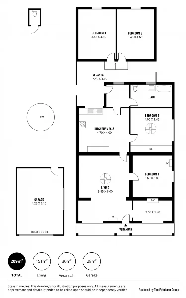 Floorplan of Homely house listing, 32 First Avenue, Tailem Bend SA 5260