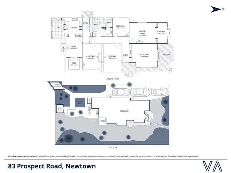 Floorplan of Homely house listing, 83 Prospect Road, Newtown VIC 3220