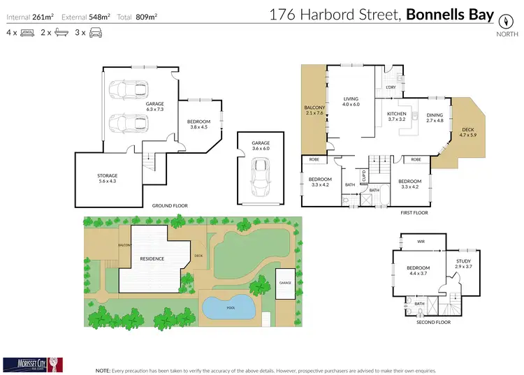 Floorplan of Homely house listing, 176 Harbord Street, Bonnells Bay NSW 2264