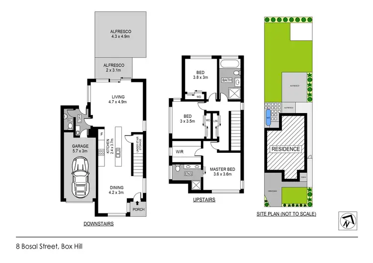 Floorplan of Homely house listing, 8 Bosal Street, Box Hill NSW 2765