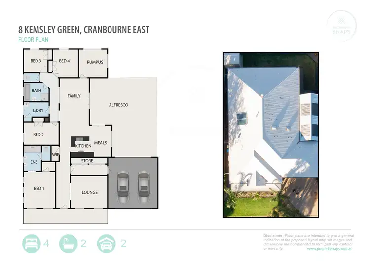 Floorplan of Homely house listing, 8 Kemsley Green, Cranbourne East VIC 3977