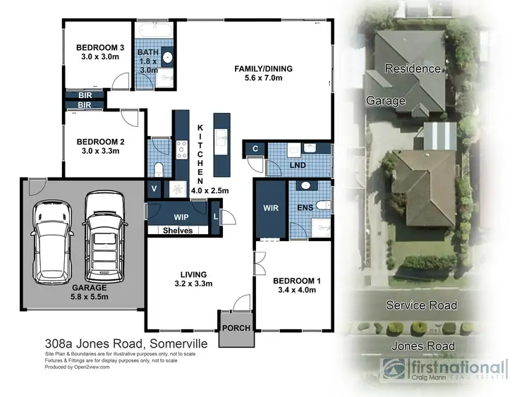 Floorplan of Homely house listing, 308a Jones Road, Somerville VIC 3912