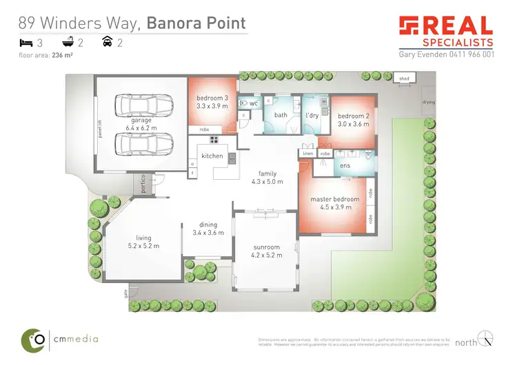 Floorplan of Homely house listing, 89 Winders Place, Banora Point NSW 2486