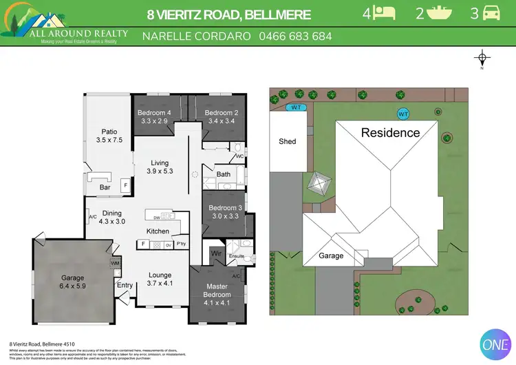 Floorplan of Homely house listing, 8 Vieritz Road, Bellmere QLD 4510