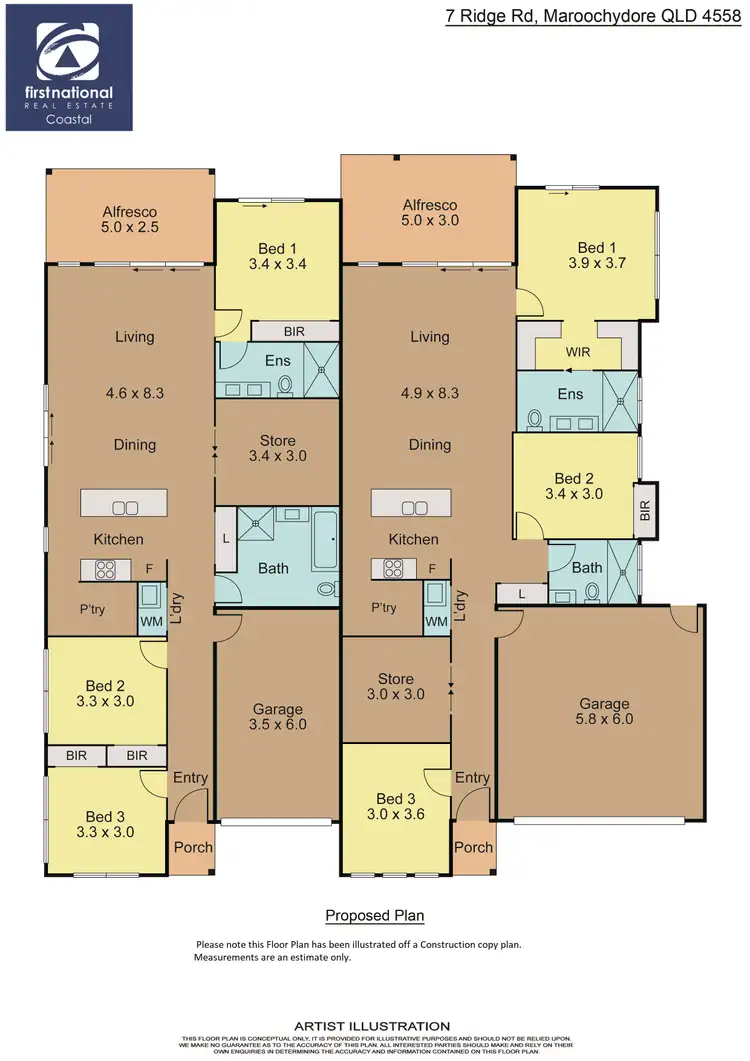Floorplan of Homely unit listing, 2/7 Ridge Road, Maroochydore QLD 4558