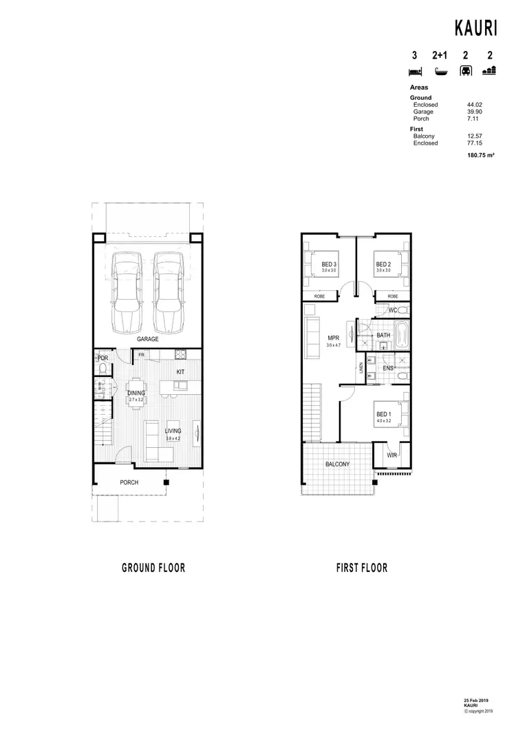 Floorplan of Homely townhouse listing, 4/1531 Ballarto Road, Clyde VIC 3978