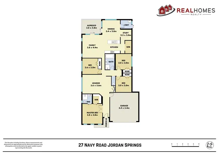 Floorplan of Homely house listing, 27 Navy Road, Jordan Springs NSW 2747