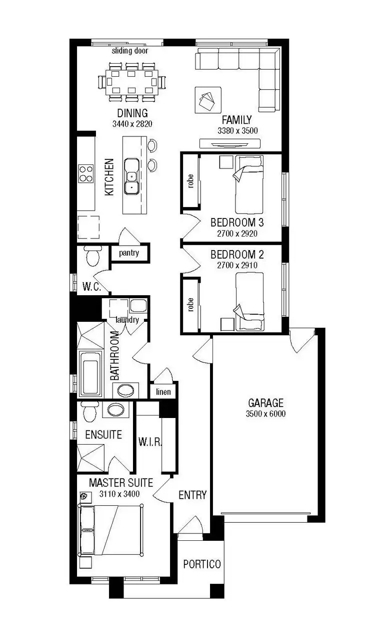 Floorplan of Homely house listing, 176 Primrose Avenue, Officer VIC 3809
