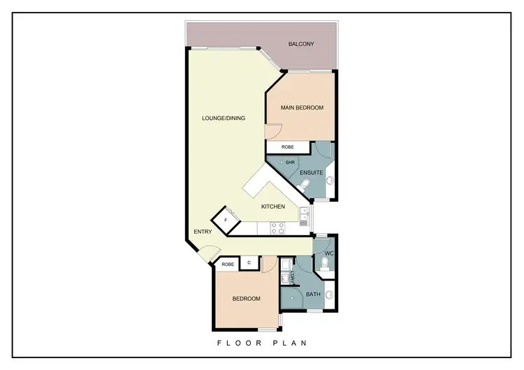 Floorplan of Homely unit listing, 2/42 Moore Street, Trinity Beach QLD 4879