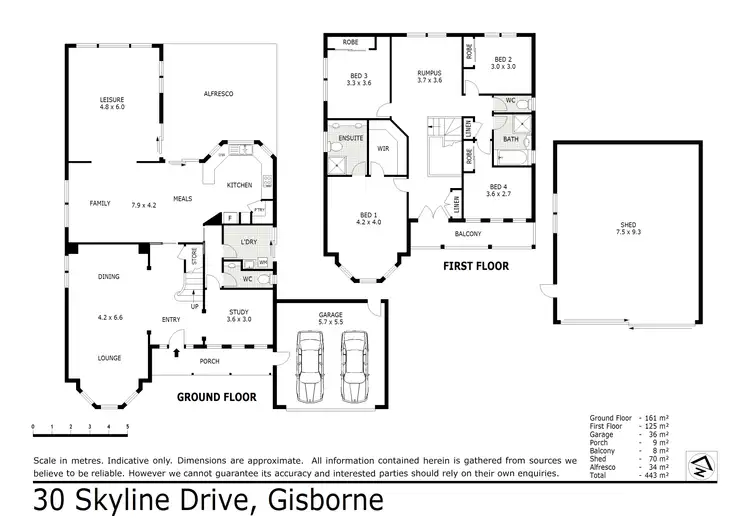Floorplan of Homely house listing, 30 Skyline Drive, Gisborne VIC 3437