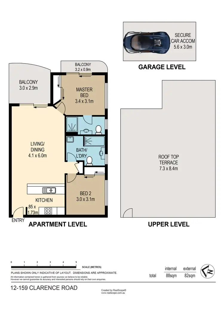 Floorplan of Homely apartment listing, 12/159 Clarence Road, Indooroopilly QLD 4068