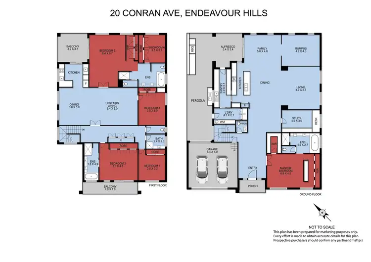 Floorplan of Homely house listing, 20 Conran Avenue, Endeavour Hills VIC 3802