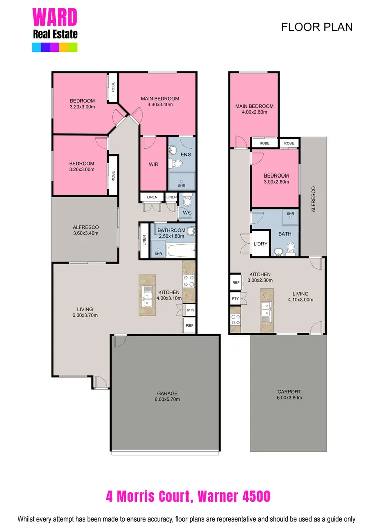 Floorplan of Homely house listing, 4 Morris Court, Warner QLD 4500