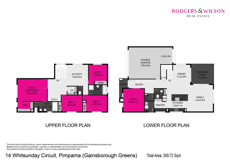 Floorplan of Homely house listing, 14 Whitsunday Circuit, Pimpama QLD 4209