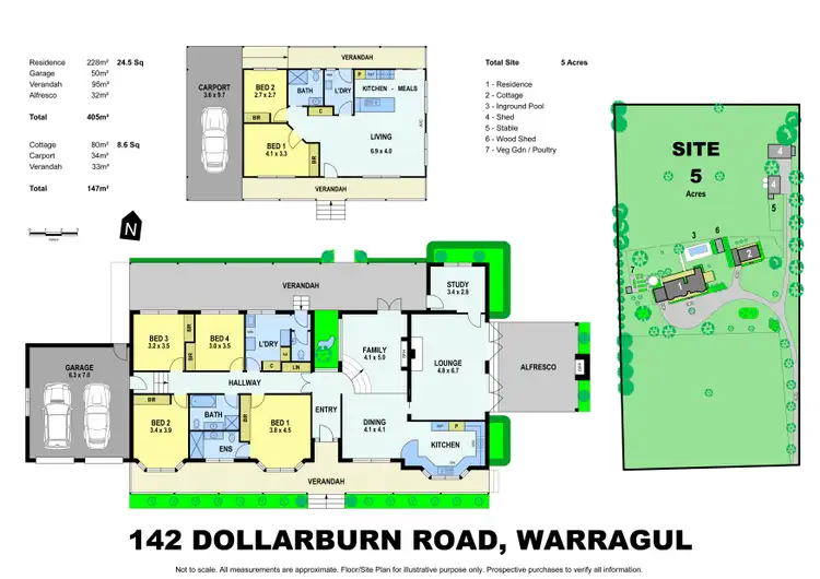 Floorplan of Homely rural property listing, 142 Dollarburn Road, Warragul VIC 3820