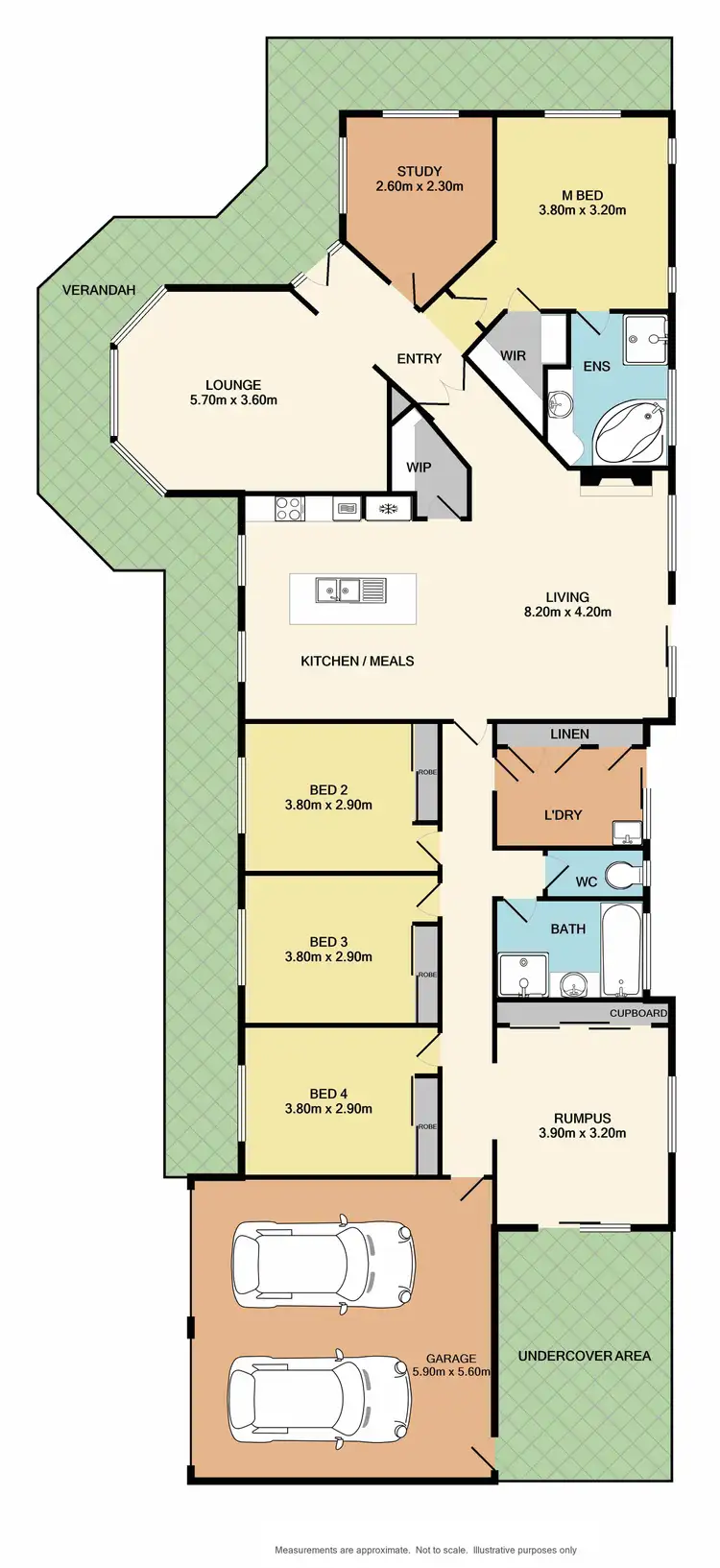 Floorplan of Homely house listing, 3 Newton Circuit, Thurgoona NSW 2640