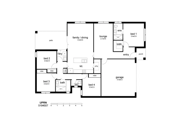 Floorplan of Homely house listing, Address available on request