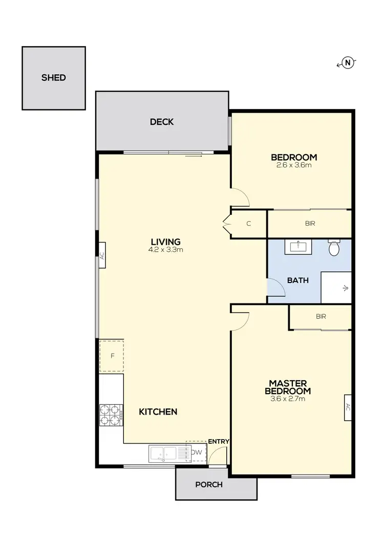 Floorplan of Homely unit listing, 3/30 William Street, Lalor VIC 3075