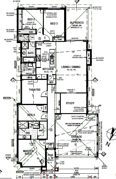 Floorplan of Homely house listing, 6 Parkhurst Avenue, Hilbert WA 6112