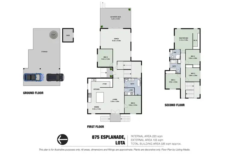 Floorplan of Homely house listing, 875 Esplanade, Lota QLD 4179