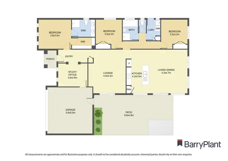 Floorplan of Homely house listing, 1 Katrine Place, Deer Park VIC 3023