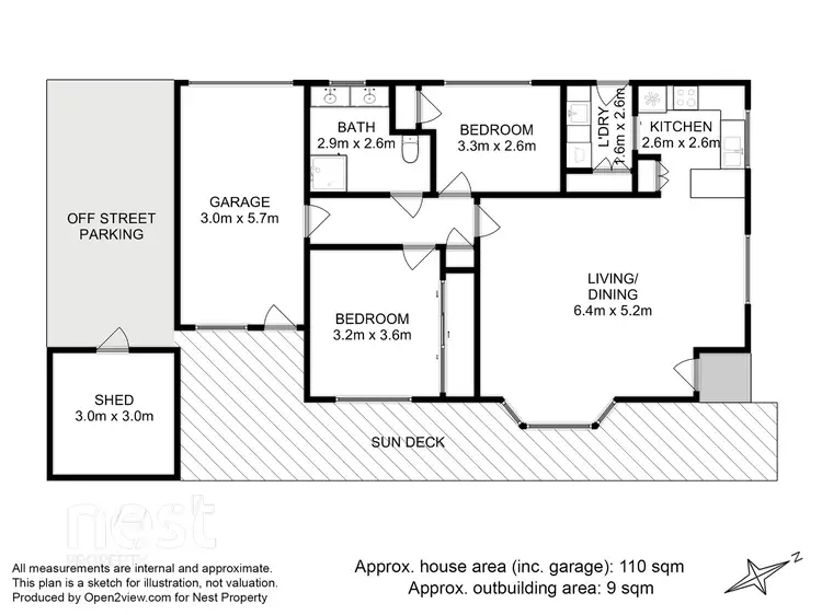 Floorplan of Homely unit listing, 10/2254 Channel Highway, Snug TAS 7054