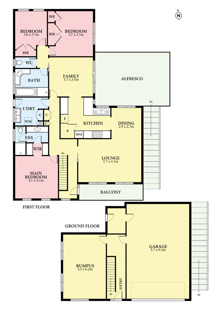 Floorplan of Homely house listing, 27 Wanbanna Avenue, Greensborough VIC 3088