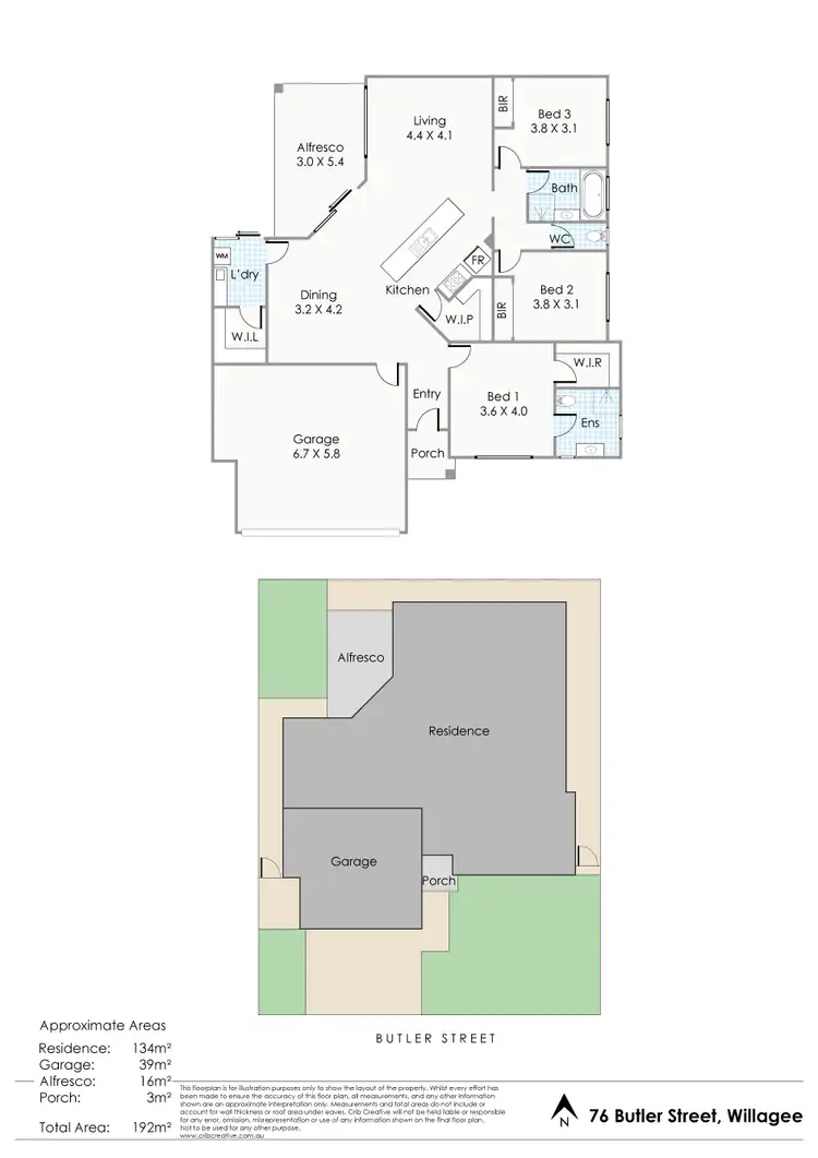 Floorplan of Homely house listing, 76 Butler Street, Willagee WA 6156