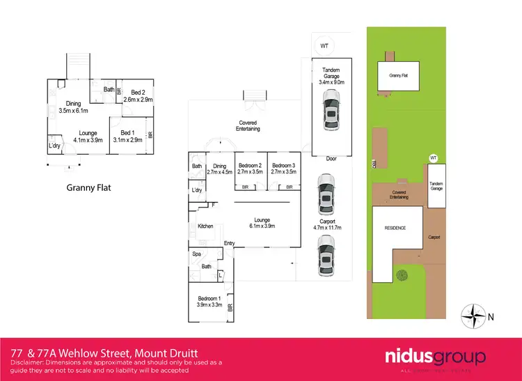 Floorplan of Homely house listing, 77 & 77a Wehlow Street, Mount Druitt NSW 2770