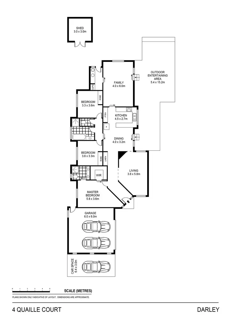 Floorplan of Homely house listing, 4 Quaille Court, Darley VIC 3340