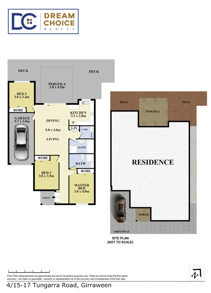 Floorplan of Homely villa listing, 4/15-17 Tungarra Road Girraween NSW 2145, Girraween NSW 2145