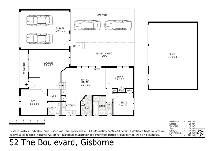 Floorplan of Homely house listing, 52 The Boulevard, Gisborne VIC 3437