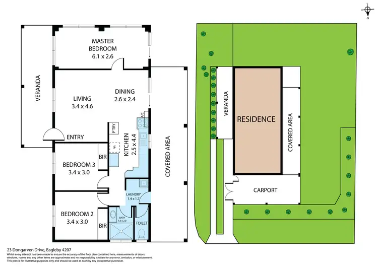 Floorplan of Homely house listing, 23 Dongarven Drive, Eagleby QLD 4207