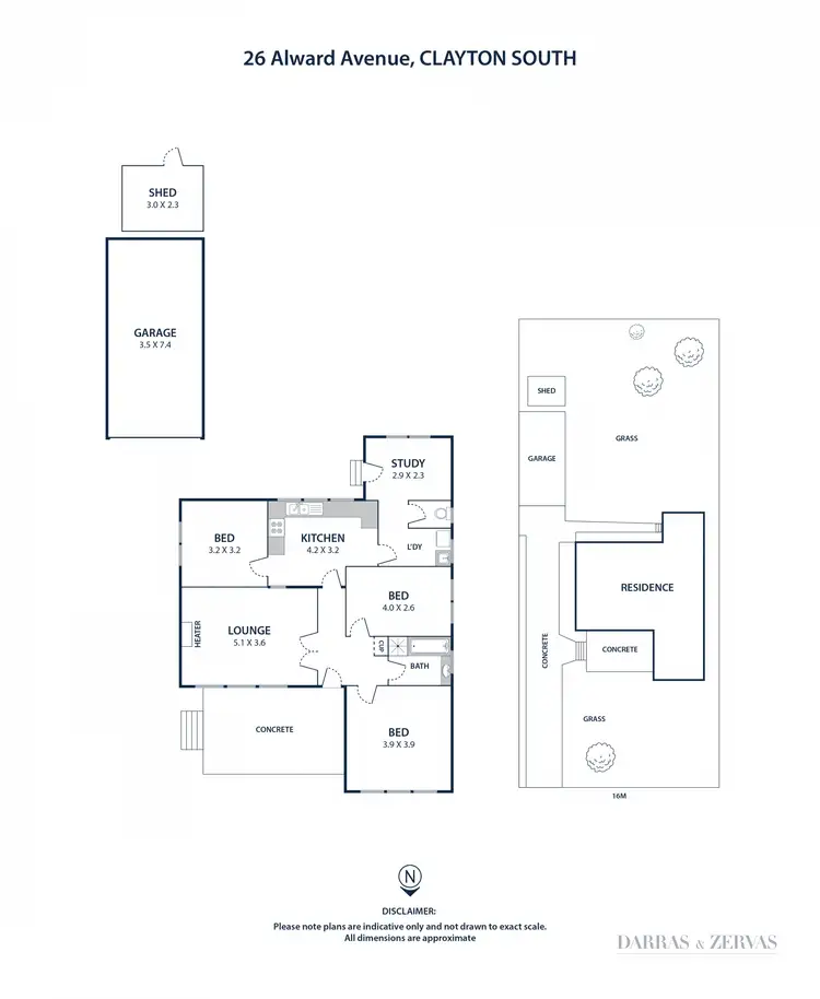 Floorplan of Homely house listing, 26 Alward Avenue, Clayton South VIC 3169
