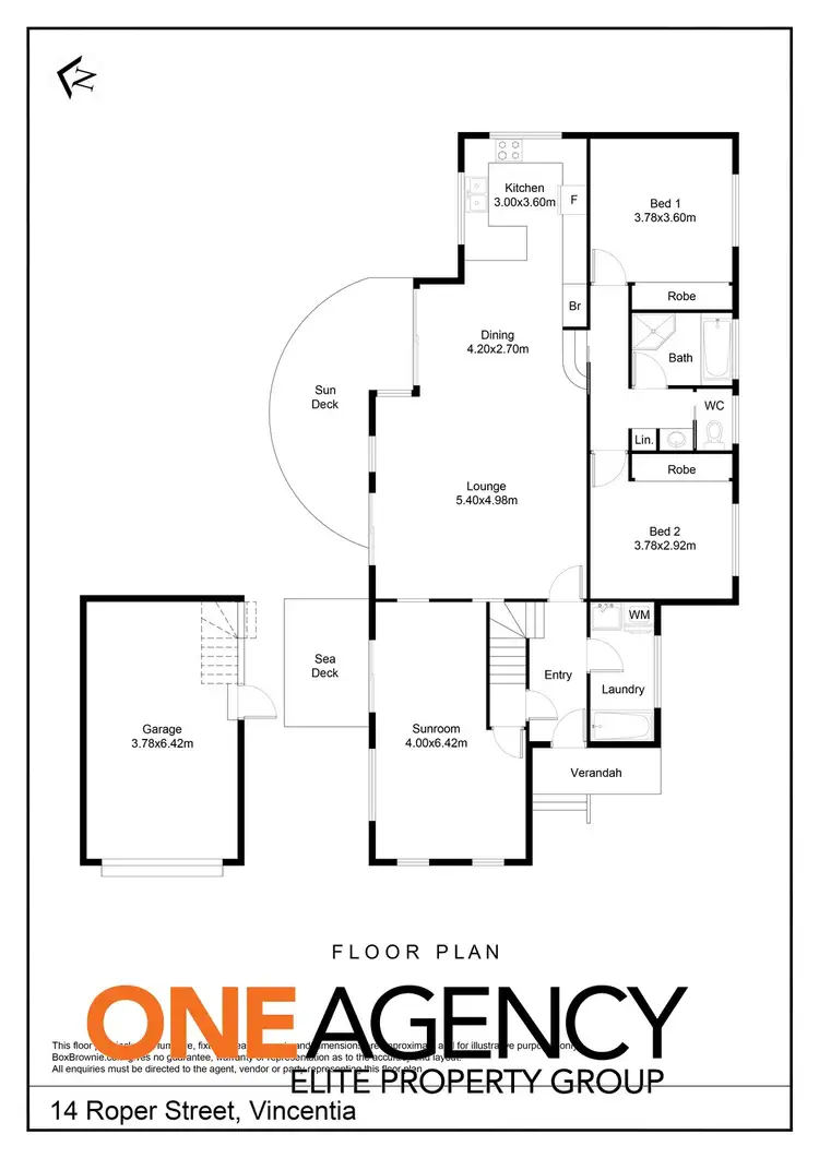 Floorplan of Homely house listing, 14 Roper Street, Vincentia NSW 2540