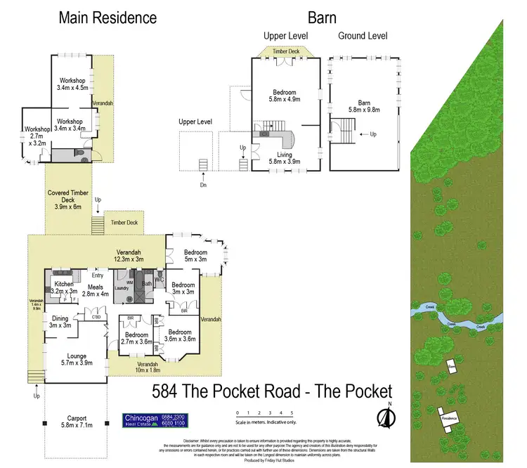 Floorplan of Homely rural property listing, 584 The Pocket Road, The Pocket NSW 2483