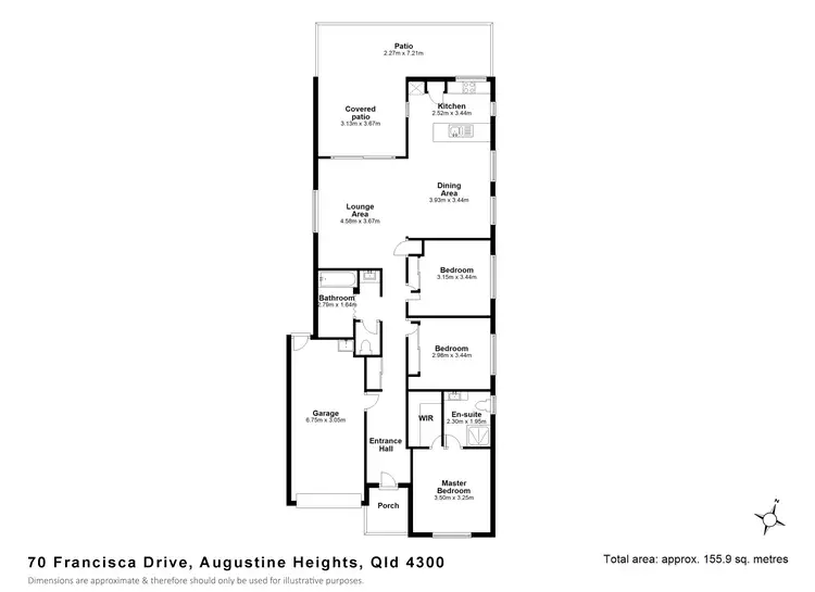 Floorplan of Homely house listing, 70 Francisca Drive, Augustine Heights QLD 4300
