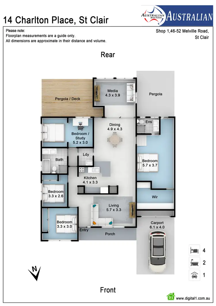 Floorplan of Homely house listing, 14 Charlton Place, St Clair NSW 2759