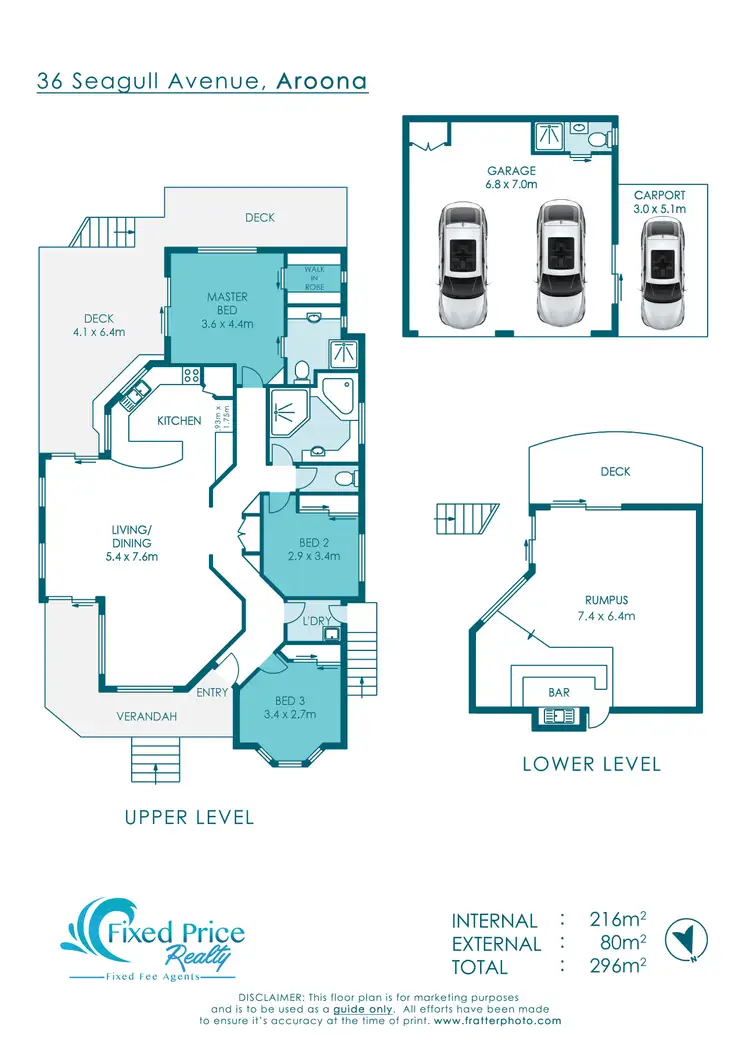 Floorplan of Homely house listing, 36 Seagull Avenue, Aroona QLD 4551