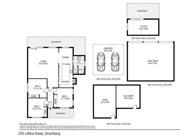 Floorplan of Homely rural property listing, 105 Loftus Road, Drumborg VIC 3304