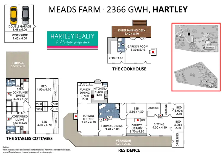 Floorplan of Homely rural property listing, 2366 GREAT WESTERN HIGHWAY, Little Hartley NSW 2790